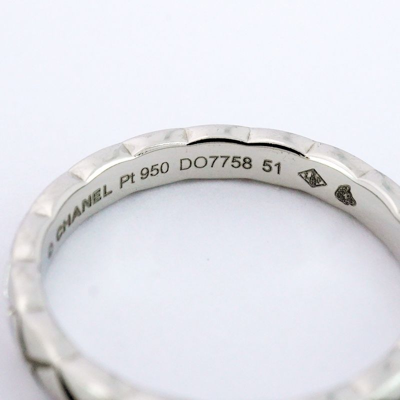 Chanel Ring Coco Crush Pt950 Platinum #51 Ladies
