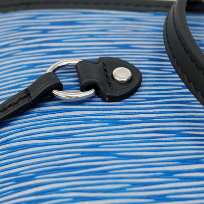 Louis Vuitton Tote Bag Epi Neverfull MM M51053 Blue Ladies