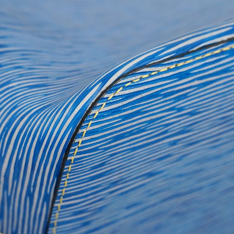 Louis Vuitton Tote Bag Epi Neverfull MM M51053 Blue Ladies