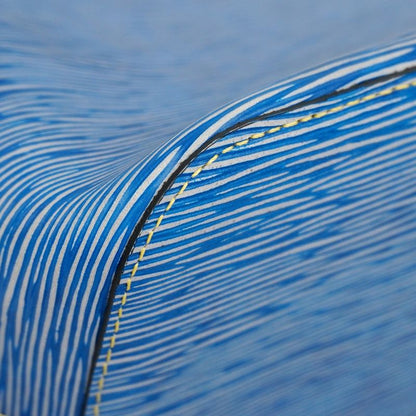 Louis Vuitton Tote Bag Epi Neverfull MM M51053 Blue Ladies