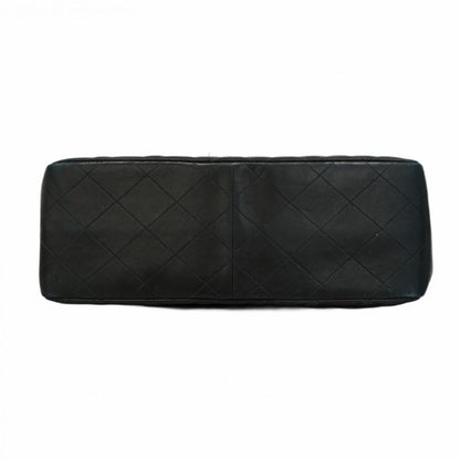 Chanel Shoulder Bag Matelasse W Face Lambskin Black Gold Hardware Women