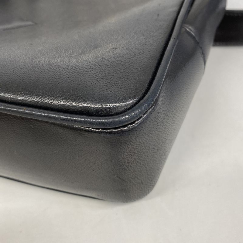 Chanel Shoulder Bag Lambskin Black Gold Hardware Women