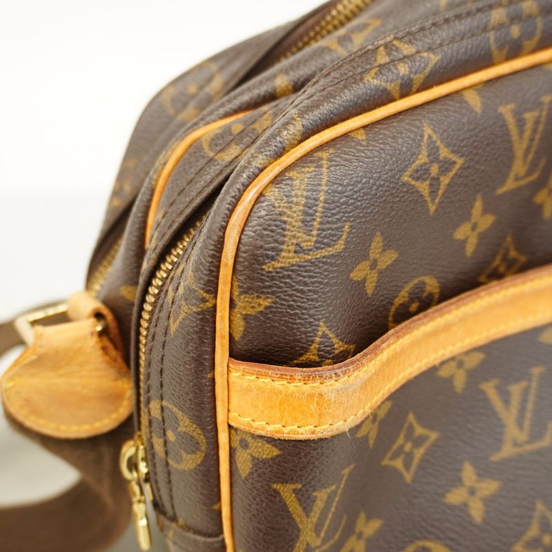 Louis Vuitton Shoulder Bag Monogram Reporter PM M45254 Brown Men Women Unisex