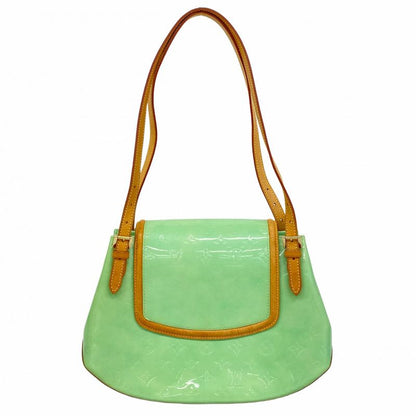 Louis Vuitton Shoulder Bag Vernis Biscayne Bay GM M91285 Peppermint Women's