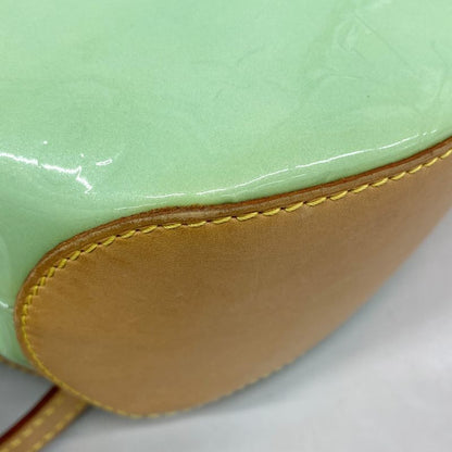 Louis Vuitton Shoulder Bag Vernis Biscayne Bay GM M91285 Peppermint Women's
