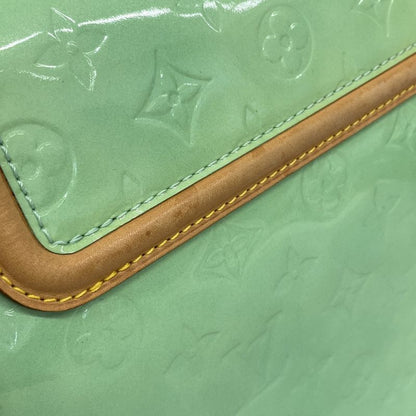 Louis Vuitton Shoulder Bag Vernis Biscayne Bay GM M91285 Peppermint Women's