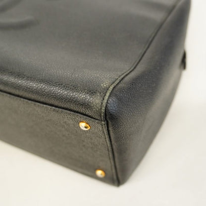 Chanel Shoulder Bag Caviar Skin Black Cles Deuce