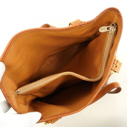 Celine Tote Bag Macadam PVC Brown Gold Hardware Women's