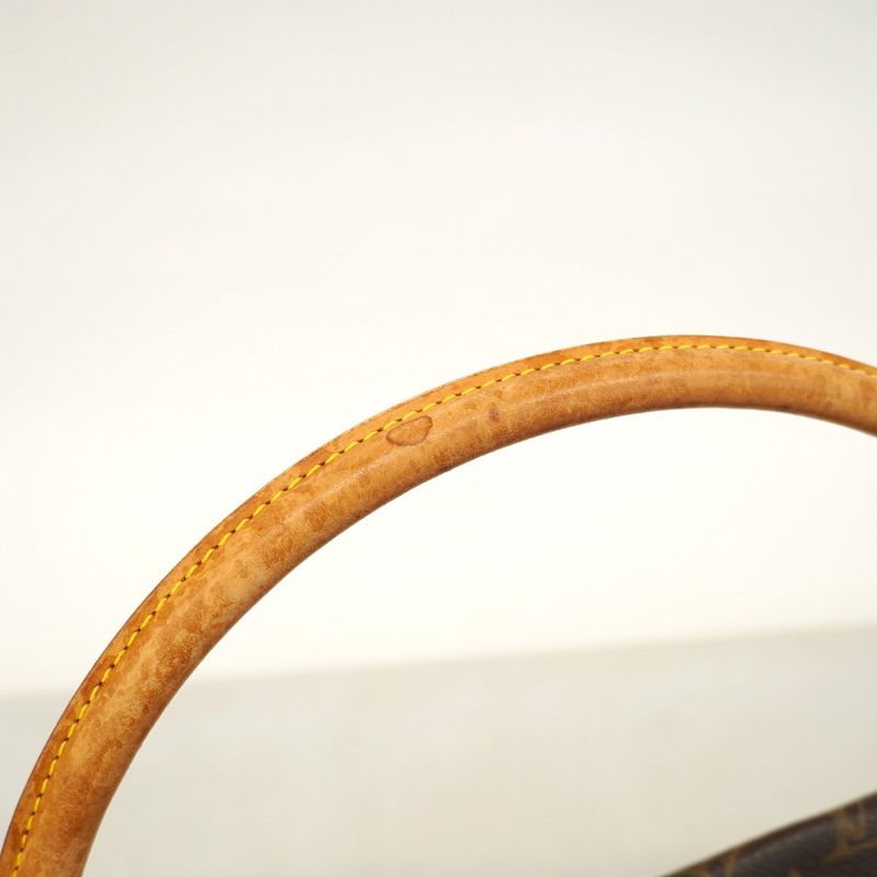 Louis Vuitton Shoulder Bag Monogram Mini Looping M51147 Brown Ladies