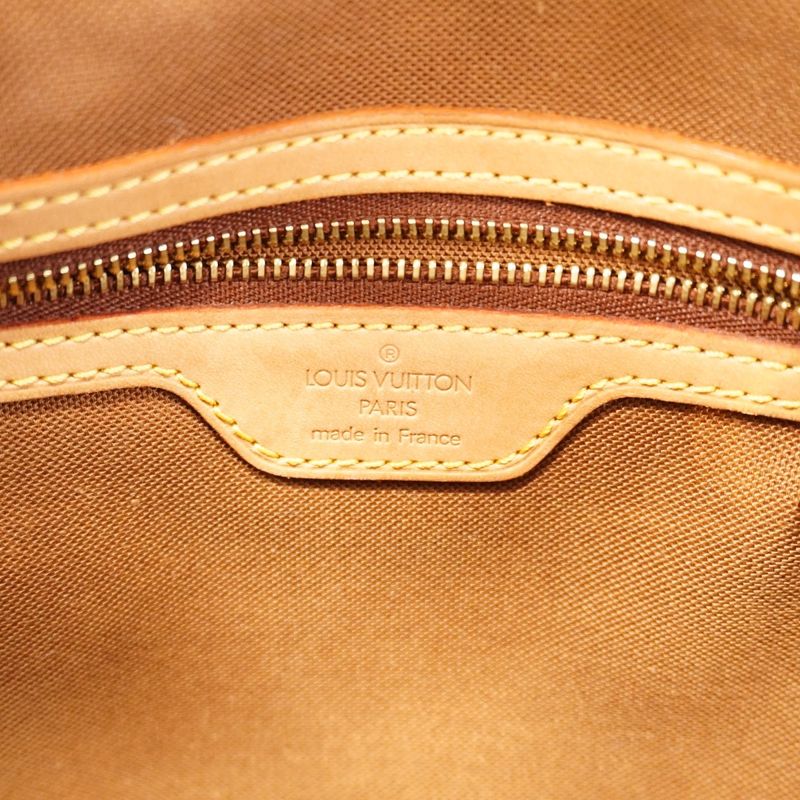 Louis Vuitton Shoulder Bag Monogram Mini Looping M51147 Brown Ladies