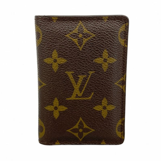 Louis Vuitton Card Case Monogram Organizer Du Poche M60502 Brown Men Women