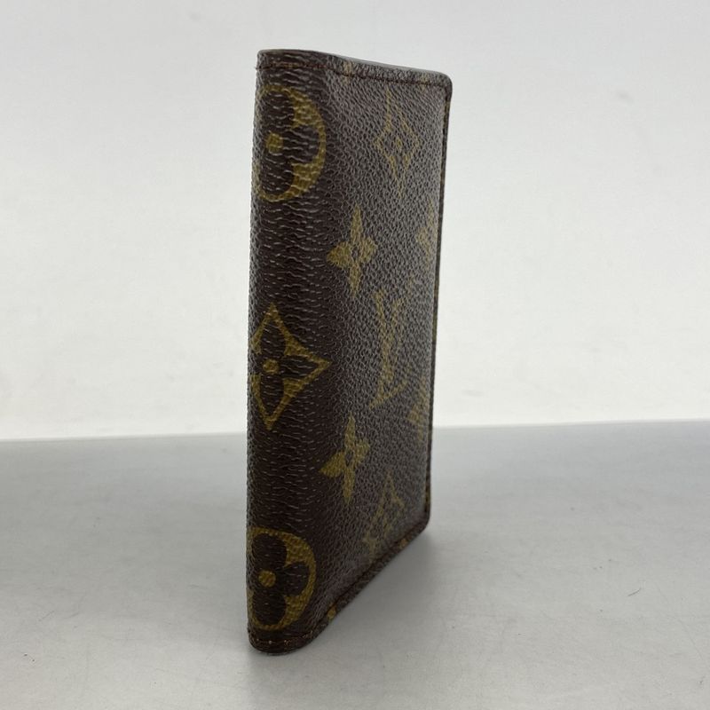 Louis Vuitton Card Case Monogram Organizer Du Poche M60502 Brown Men Women