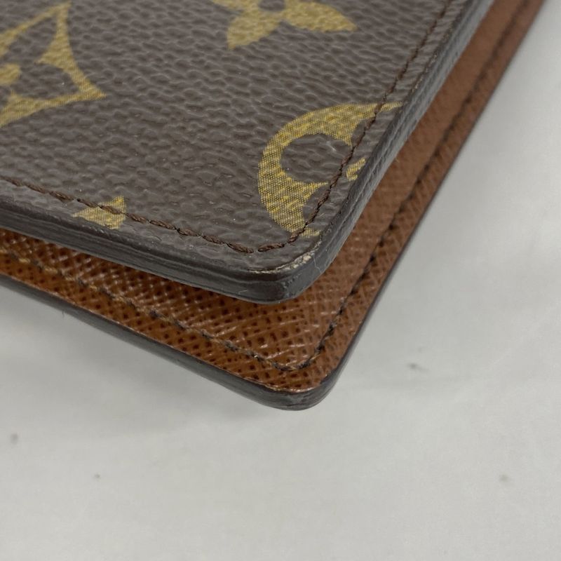 Louis Vuitton Card Case Monogram Organizer Du Poche M60502 Brown Men Women