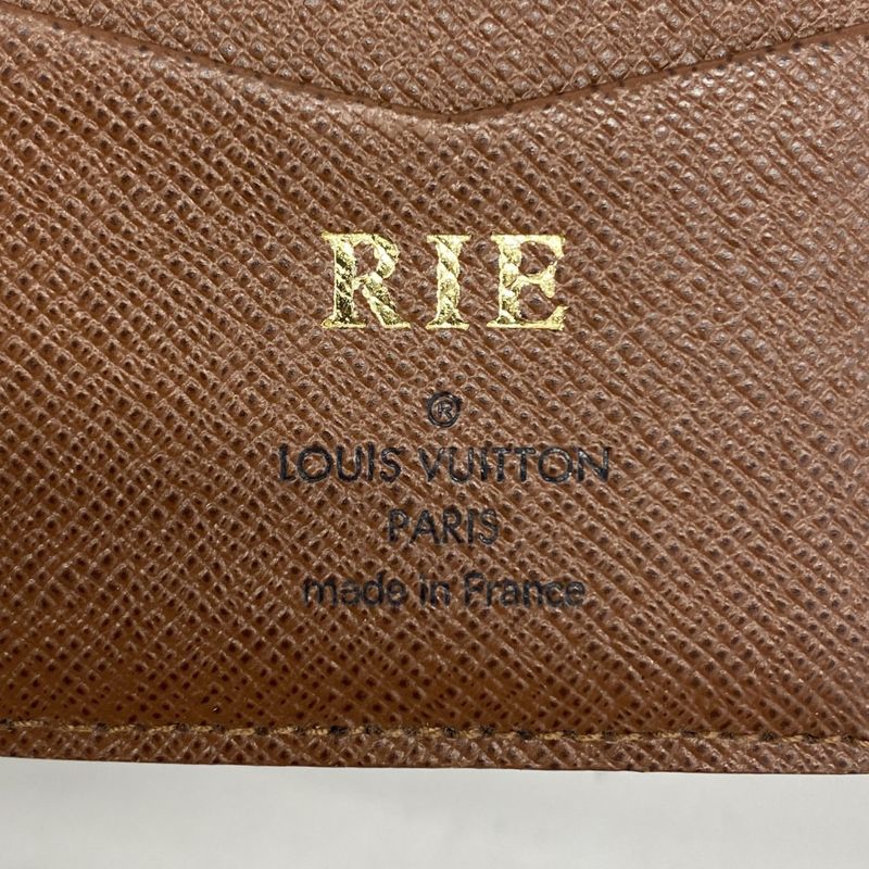 Louis Vuitton Card Case Monogram Organizer Du Poche M60502 Brown Men Women