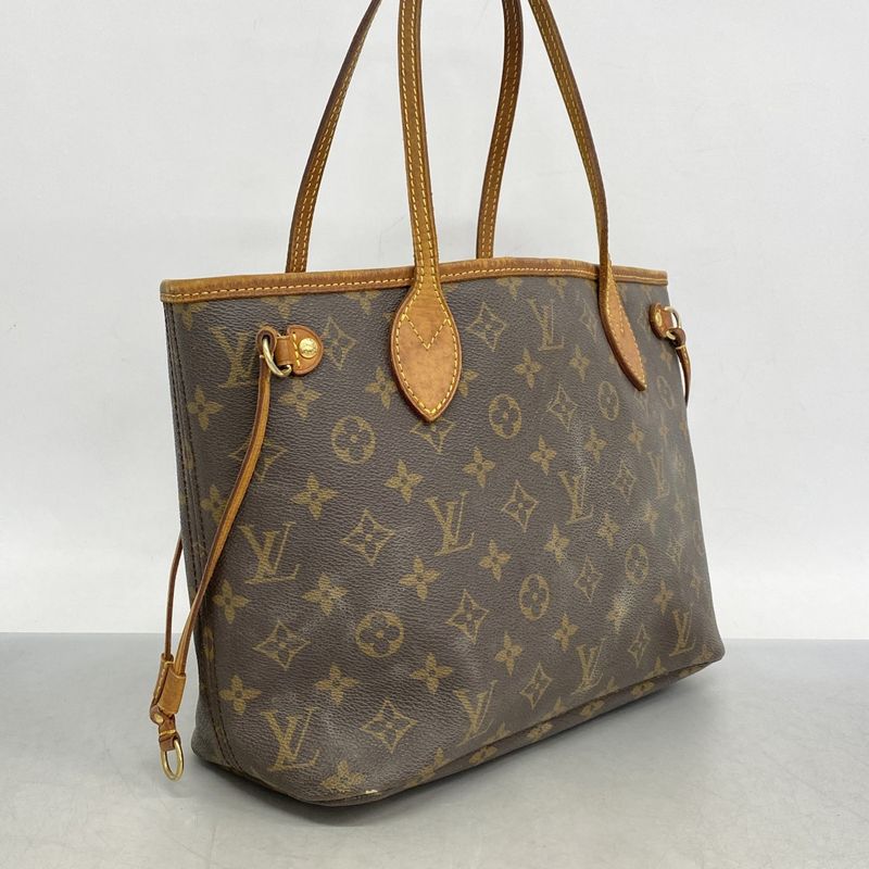 Louis Vuitton Tote Bag Monogram Neverfull PM M40155 Brown Ladies