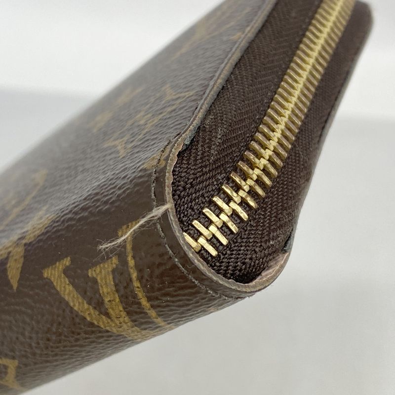 Louis Vuitton Long Wallet Monogram Zippy Wallet M41894 Brown Rose Ballerine