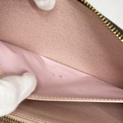 Louis Vuitton Long Wallet Monogram Zippy Wallet M41894 Brown Rose Ballerine