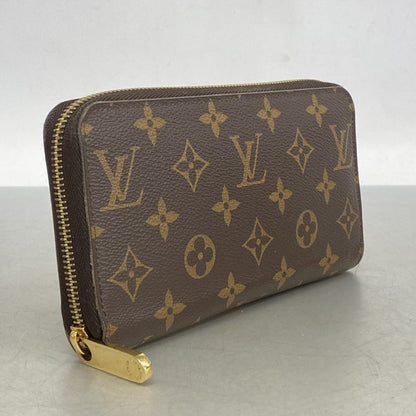 Louis Vuitton Long Wallet Monogram Zippy Wallet M41894 Brown Rose Ballerine