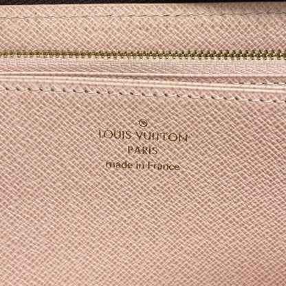 Louis Vuitton Long Wallet Monogram Zippy Wallet M41894 Brown Rose Ballerine