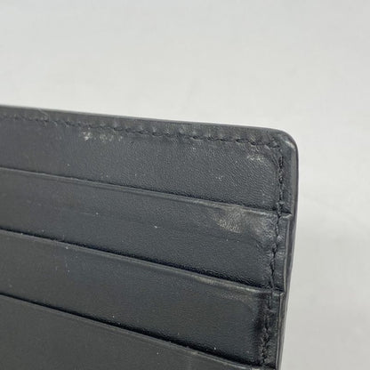 Gucci Wallet 170580 Leather Black Silver Hardware Men's