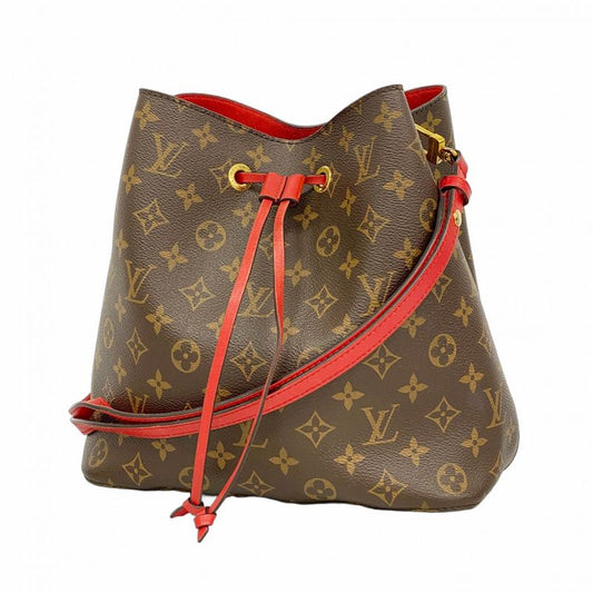 Louis Vuitton Shoulder Bag Monogram Neo-noé M44021 Brown Coquelicot Ladies