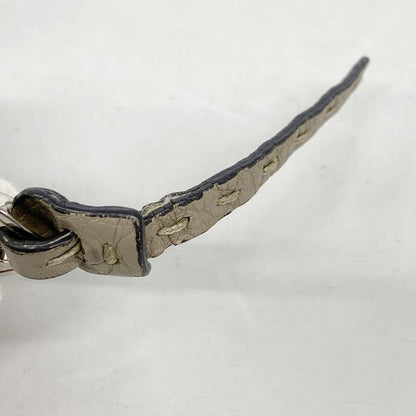 Fendi Long Wallet Selleria Leather Glazed Silver Hardware Women