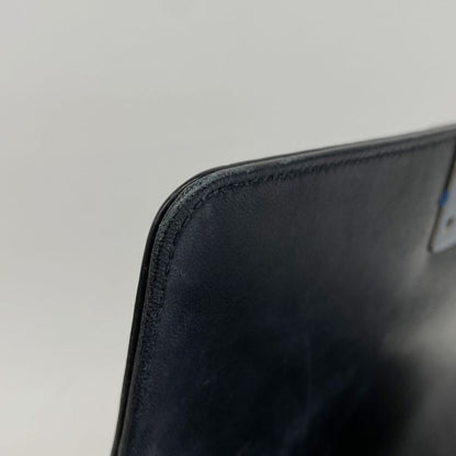 Chanel Shoulder Bag Boy Chanel Calfskin Black Silver Hardware Women