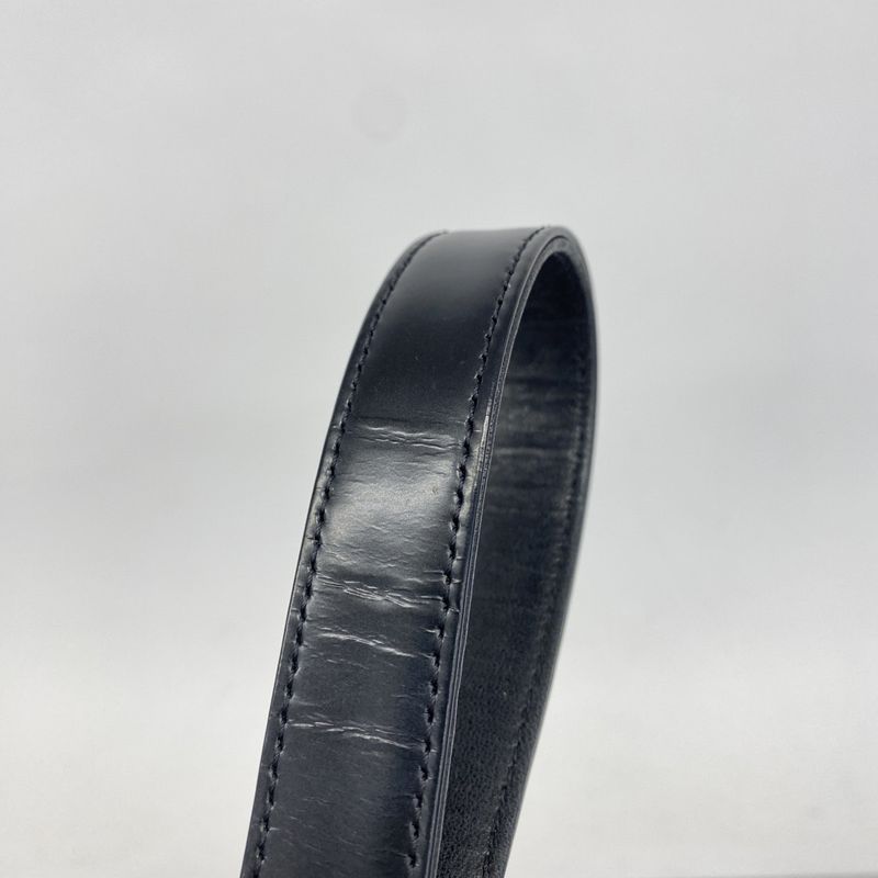 Chanel Shoulder Bag Boy Chanel Calfskin Black Silver Hardware Women