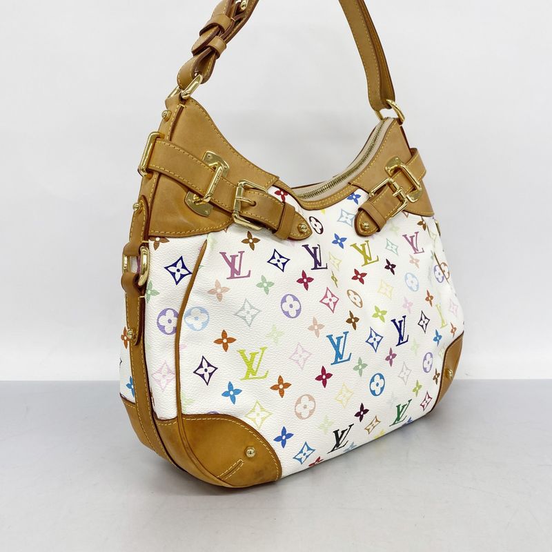 Louis Vuitton Shoulder Bag Monogram Multicolor Greta M40195 Bronze Ladies