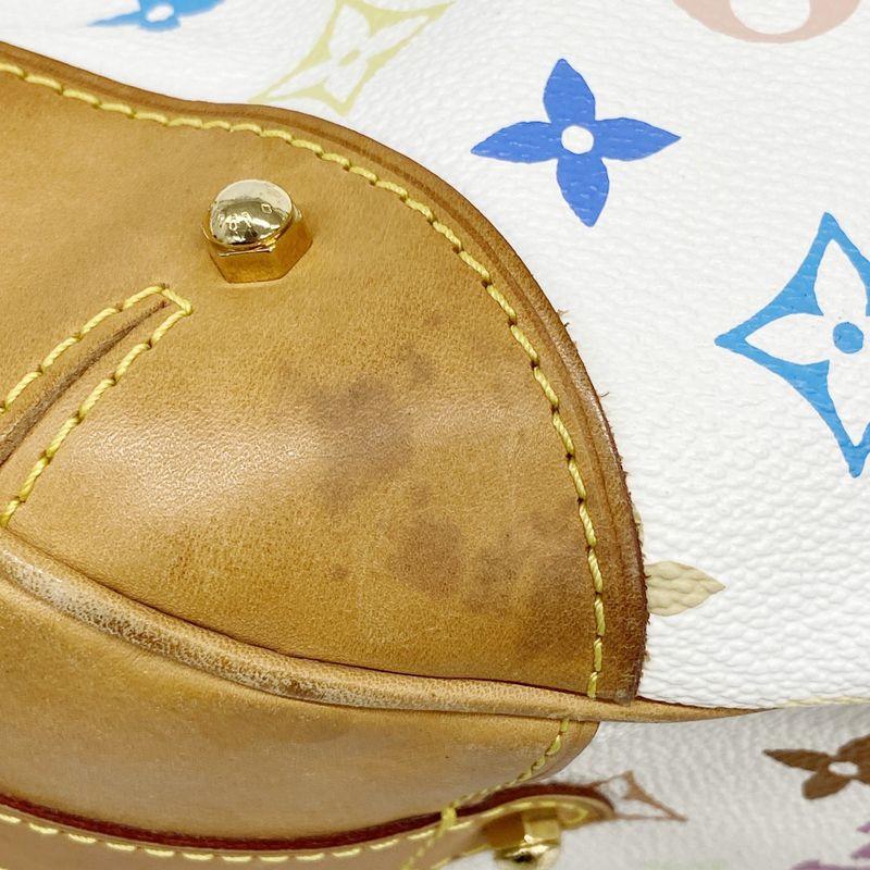 Louis Vuitton Shoulder Bag Monogram Multicolor Greta M40195 Bronze Ladies