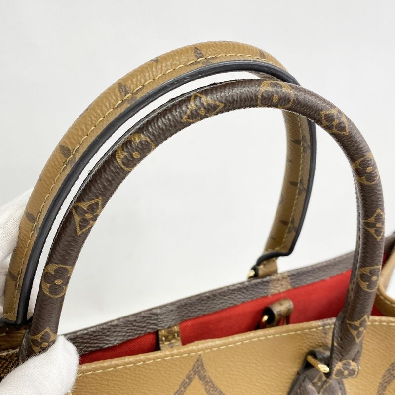 Louis Vuitton Tote Monogram Giant Reverse On-the-go GM M44576 Brown 2-way Bag