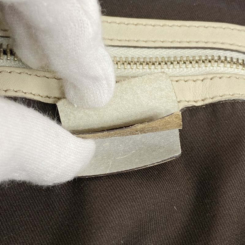 Gucci Handbag GG Canvas Bamboo 169961 Canvas Brown Beige Chien Pan Gold