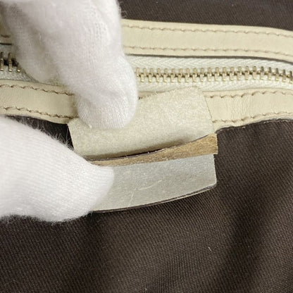 Gucci Handbag GG Canvas Bamboo 169961 Canvas Brown Beige Chien Pan Gold