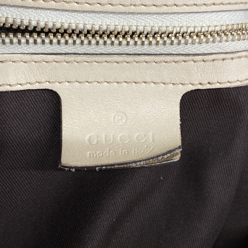 Gucci Handbag GG Canvas Bamboo 169961 Canvas Brown Beige Chien Pan Gold