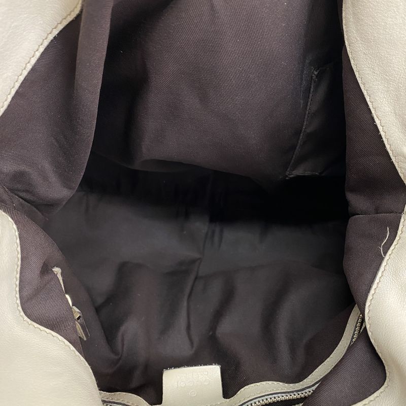 Gucci Handbag GG Canvas Bamboo 169961 Canvas Brown Beige Chien Pan Gold