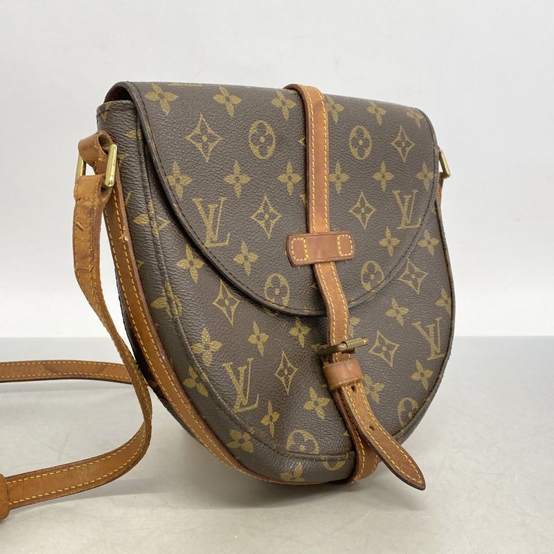 Louis Vuitton Shoulder Bag Monogram Chien Ti MM M51233 Brown Ladies