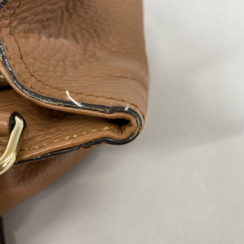 Gucci Tote Bamboo 323660 Leather Light Brown Chien Pan Gold Hardware 2way Bag