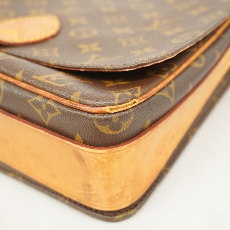 Louis Vuitton Shoulder Bag Monogram Cartesiere GM M51252 Brown Ladies