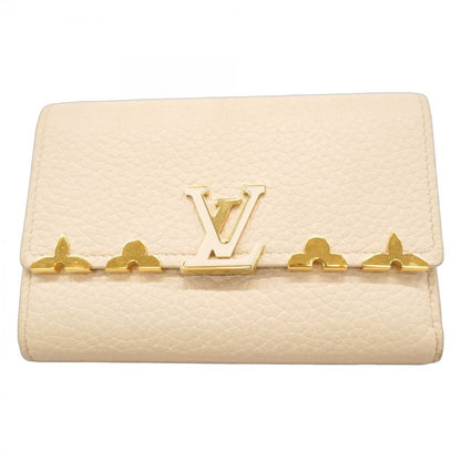 Louis Vuitton Trifold Wallet Portefeuille Capucines Compact M11363 Quartz Ladies