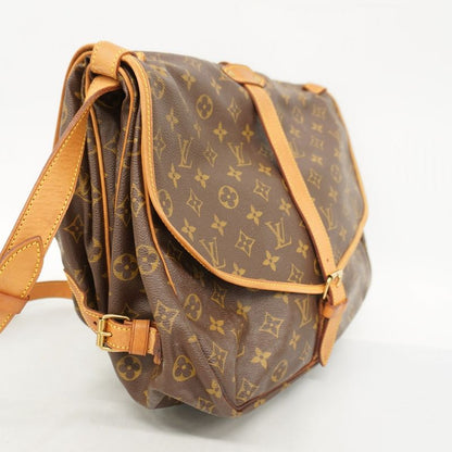 Louis Vuitton Shoulder Bag Monogram Saumur 35 M42254 Brown Ladies