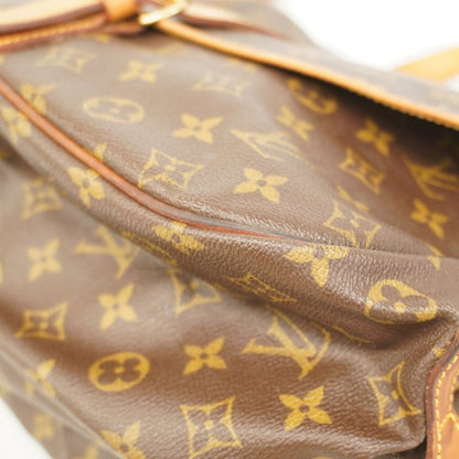Louis Vuitton Shoulder Bag Monogram Saumur 35 M42254 Brown Ladies