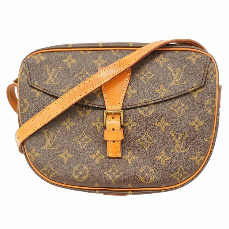 Louis Vuitton Shoulder Bag Monogram Genefeuille MM M51226 Brown Ladies