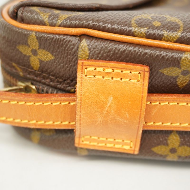 Louis Vuitton Shoulder Bag Monogram Genefeuille MM M51226 Brown Ladies