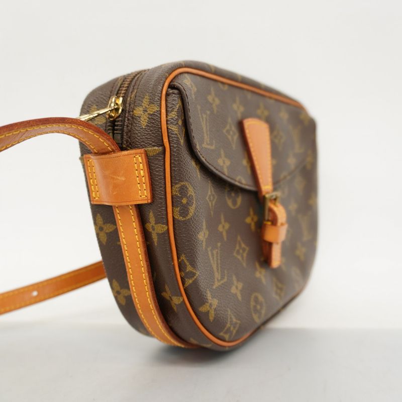 Louis Vuitton Shoulder Bag Monogram Genefeuille MM M51226 Brown Ladies