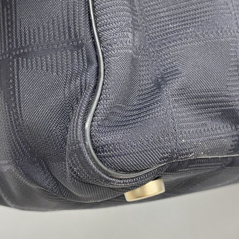 Chanel Handbag New Travel Nylon Black Chien Pan Gold Hardware Women's