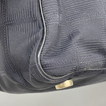 Chanel Handbag New Travel Nylon Black Chien Pan Gold Hardware Women's