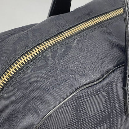 Chanel Handbag New Travel Nylon Black Chien Pan Gold Hardware Women's