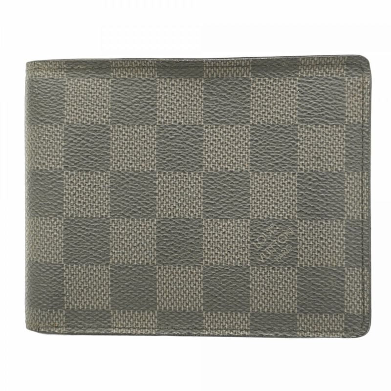 Louis Vuitton Wallet Damier Graphite Portefeuille Florine N63074 Black Men's