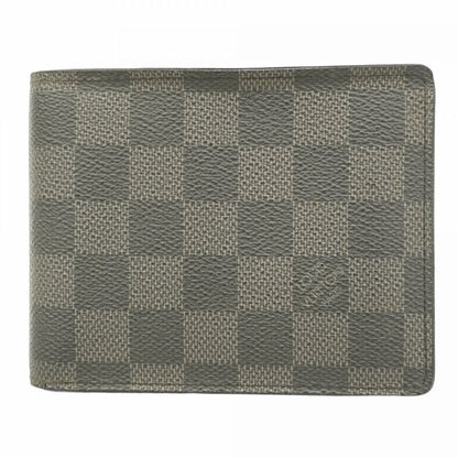 Louis Vuitton Wallet Damier Graphite Portefeuille Florine N63074 Black Men's