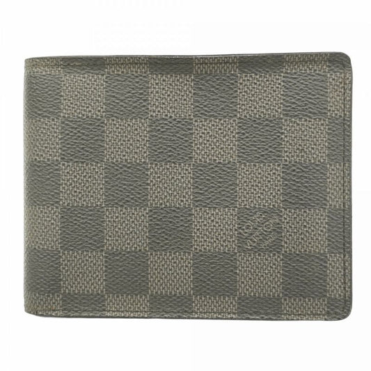 Louis Vuitton Wallet Damier Graphite Portefeuille Florine N63074 Black Men's